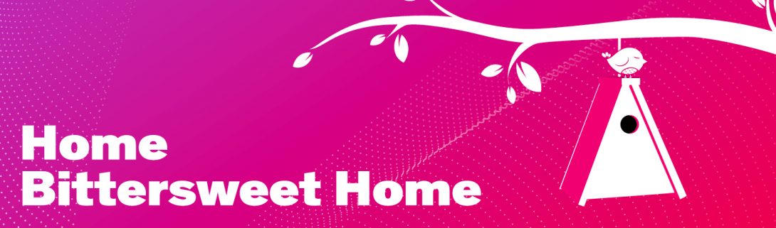 Image of a bird singing from a branch