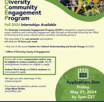DCEP Internship flyer 