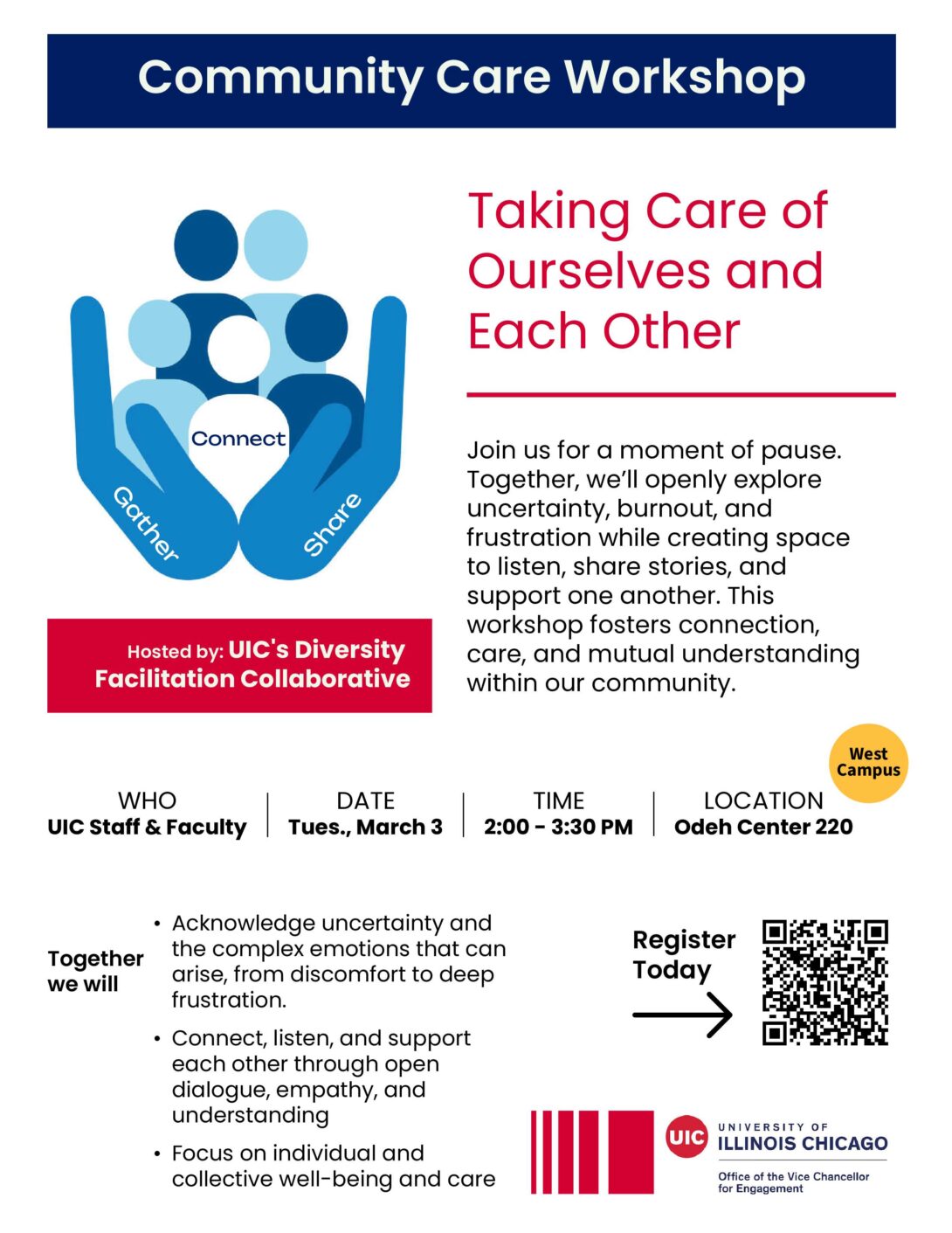 Community Care Workshop [West Campus] | Office for Engagement ...