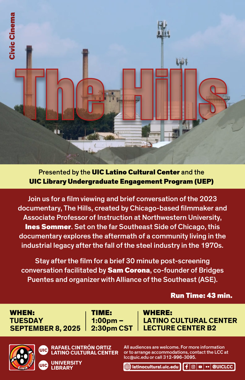 Poster of film screening of The Hills