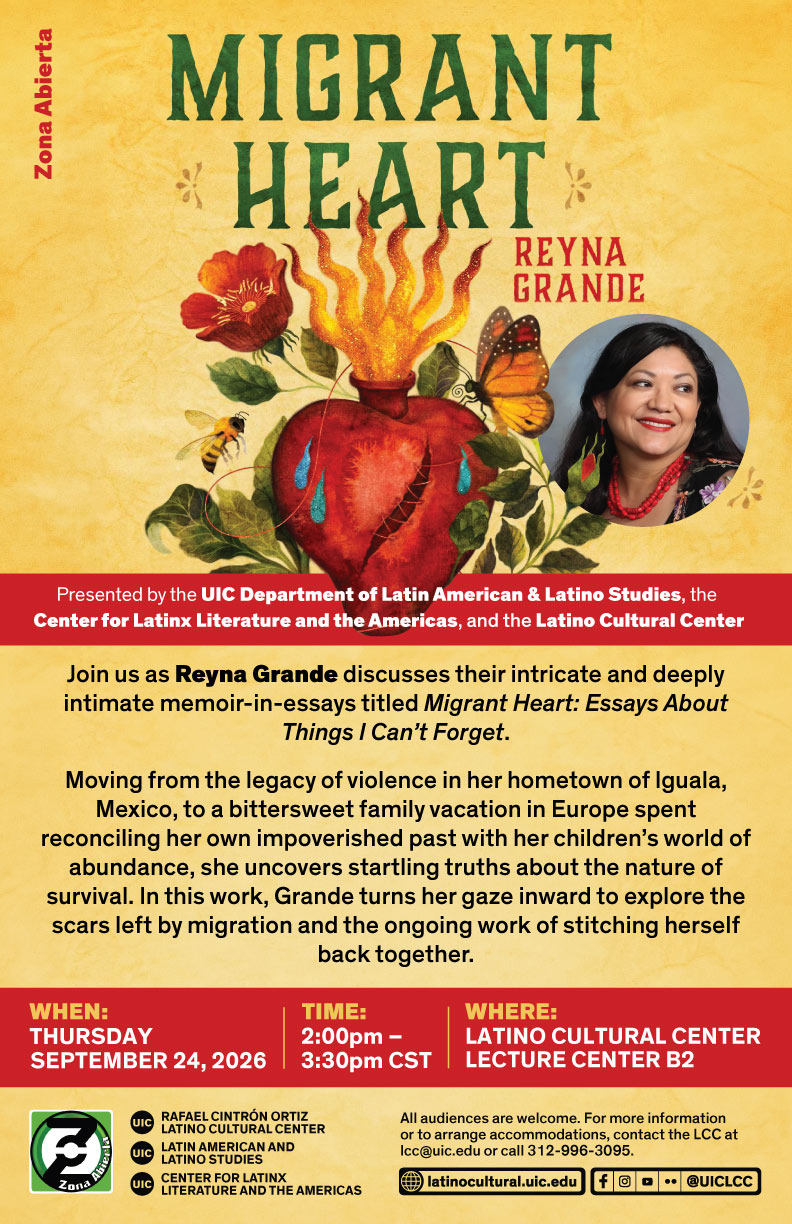 Reyna Grande present her book Migrant Heart
